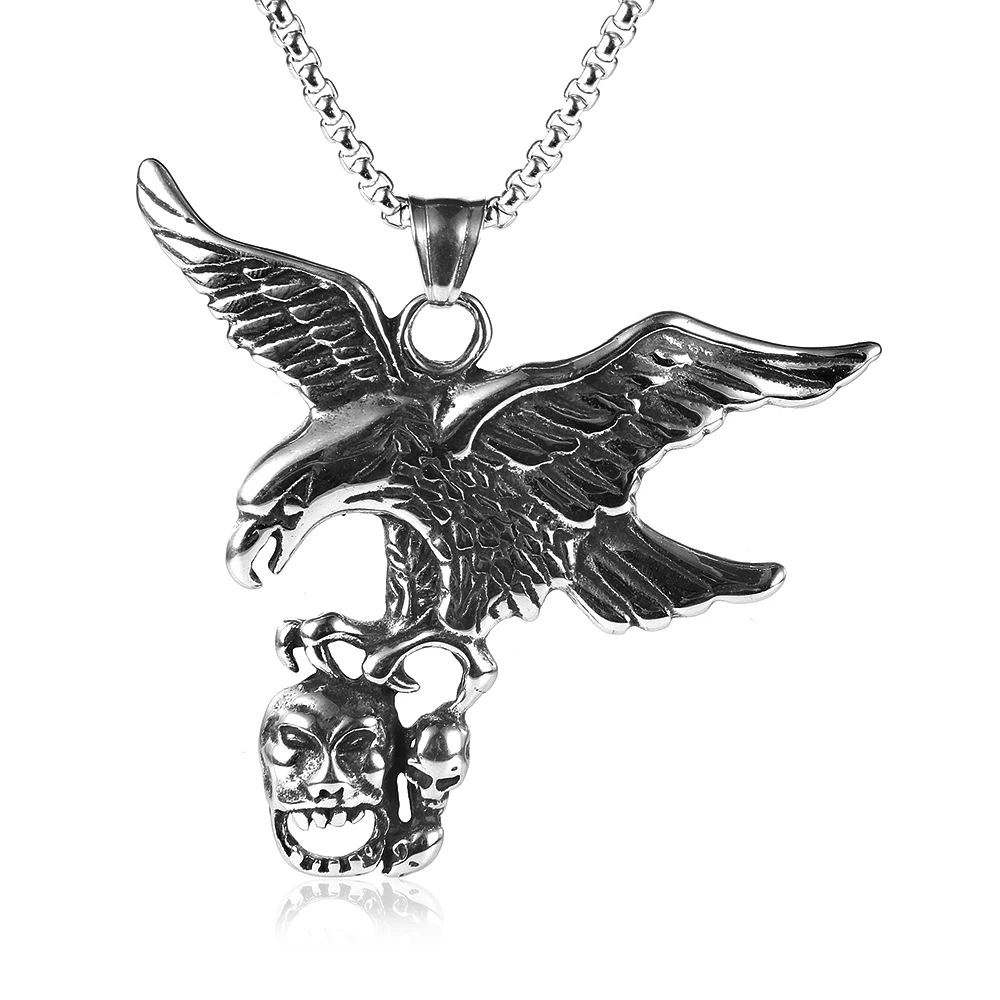 

Nabest 7 Styles Animal Series Men Stainless Steel Jewelry Eagle Pendant Necklace Eag Snake Elephant Scorpion Charm Necklace