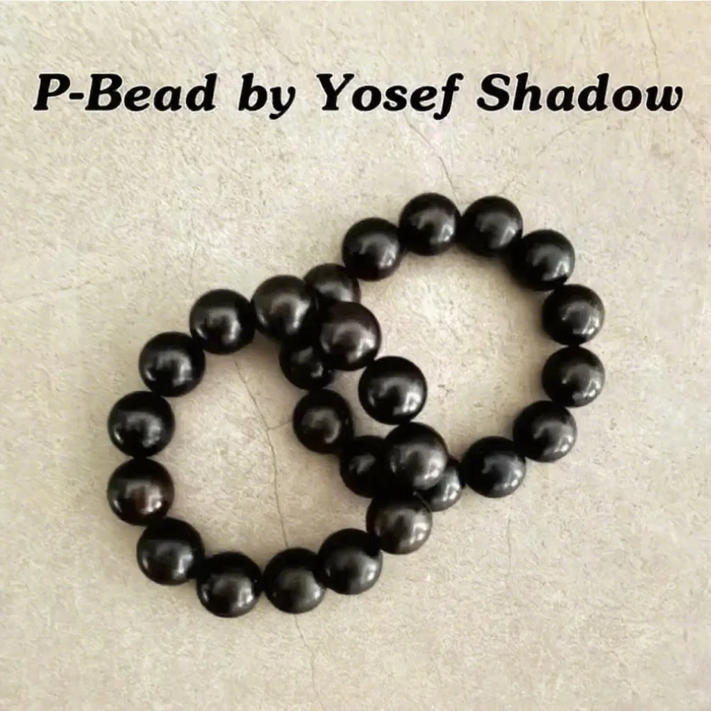 P-Bead di Yosef Trucchi magici Perline d'ombra Penetrazione Primo piano Espedienti Magia Profesional Mago Stage Street Magia Puntelli