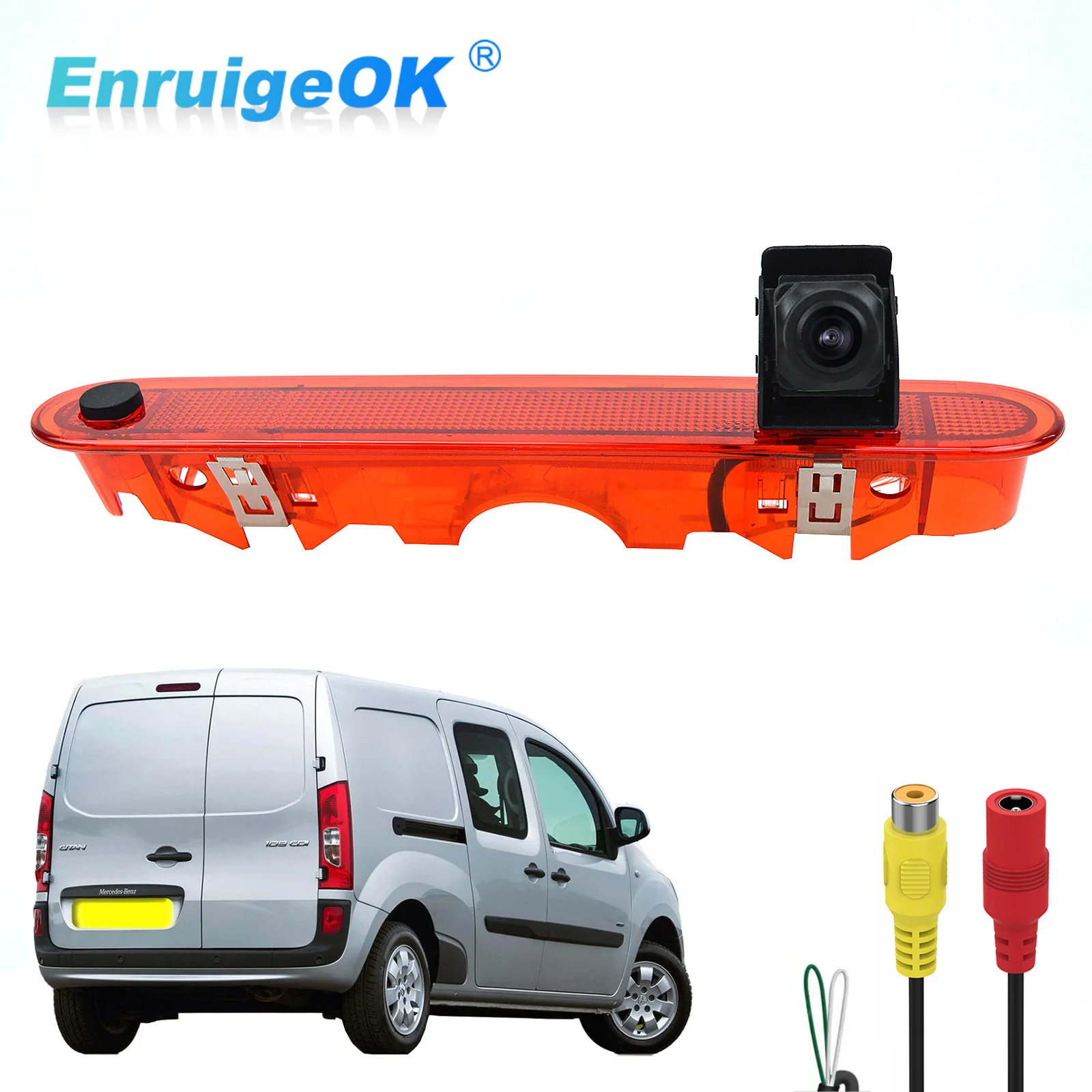

High Level Rear Brake Light HD Reversing Camera for Renault kangoo 2007-2021 & Mercedes Benz Citan 2012-2021 Parking System