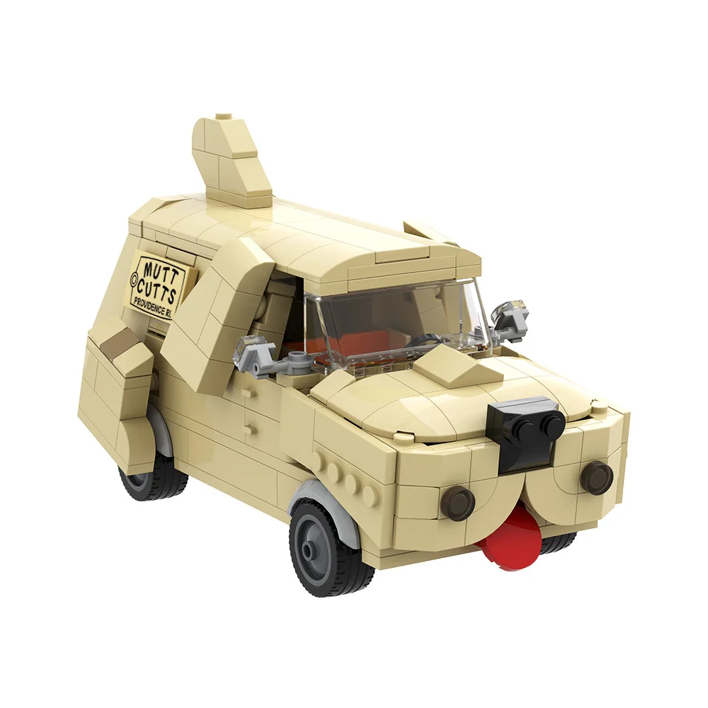 Gobricks MOC DIY Dog van Building Blocks Model Dumb And Dumber Car Minivan Bricks diy Assembled Toy For Children Gift