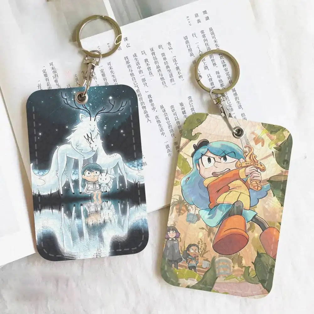 Cartoon Anime H-Hilda Holder Suitable For Bank Card Subway Bus Card Wallet Card Case Badge Holder Keychain