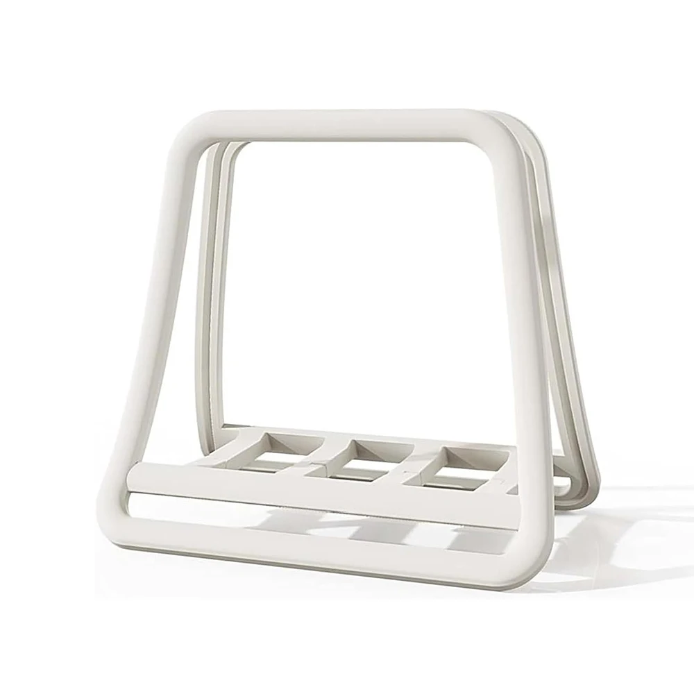 Vertical Laptop Stand Adjustable Space Saving Desktop Organizer for Laptops MacBooks Tablets eReaders Self Locking Universal Fit