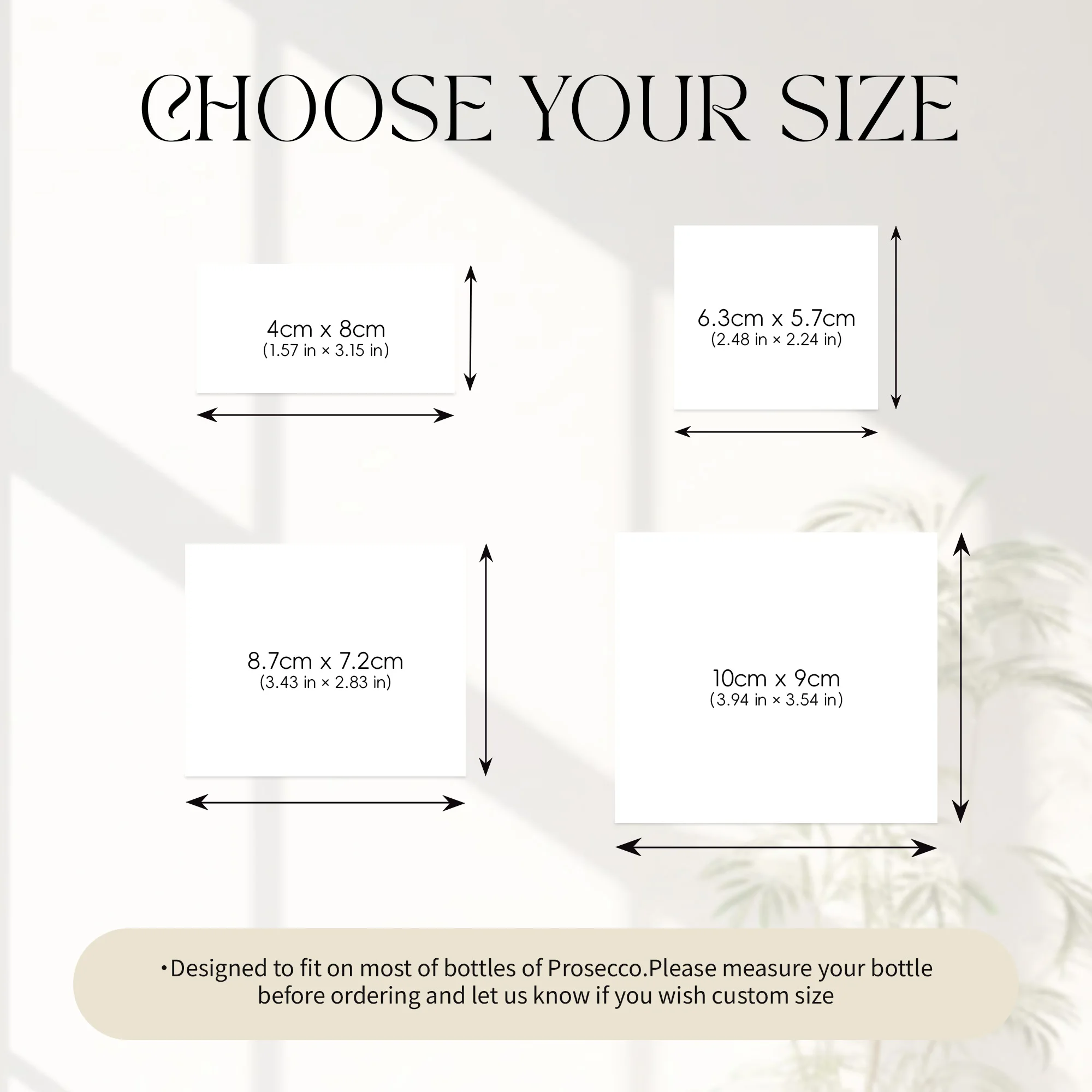 Etiqueta de vino champán Prosecco personalizada, pegatinas de vino personalizadas para Navidad, boda, cumpleaños, Baby Shower, despedida de soltera
