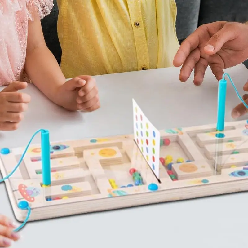 Classificação de cores empilhamento brinquedos de madeira empilhamento jogos de tabuleiro grânulo brinquedos jogo de quebra-cabeça cérebro teaser classificação brinquedos educativos pré-escolares