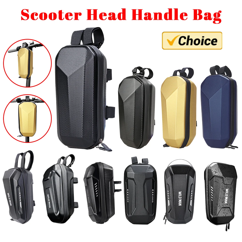 

2L Electric Scooter Storage Bag Waterproof Folding Bicycle Handle Bag Carry Bags