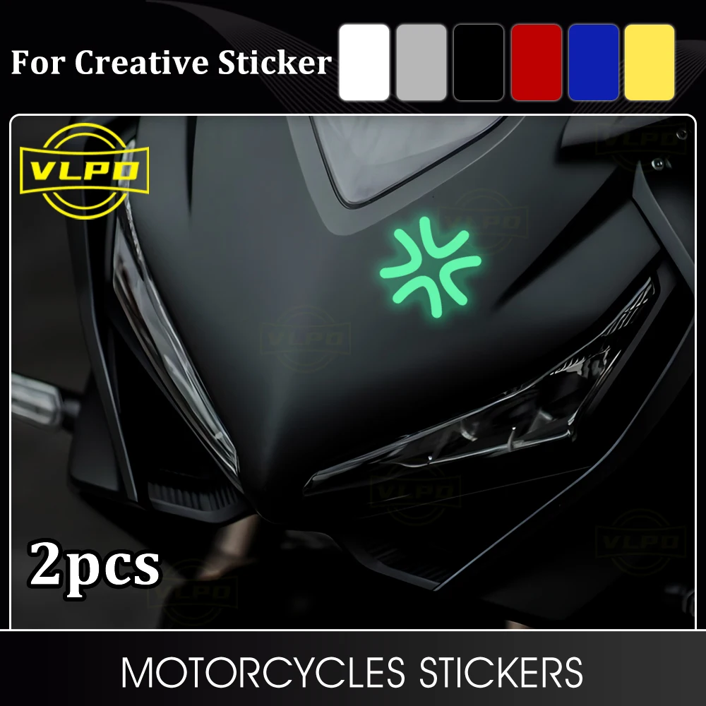 Motorcycle Glow Angry Stickers Waterproof Helmet Decal for Honda CBR600RR CBR650R CBR 1000 RR Motorbike Decoration Accessories