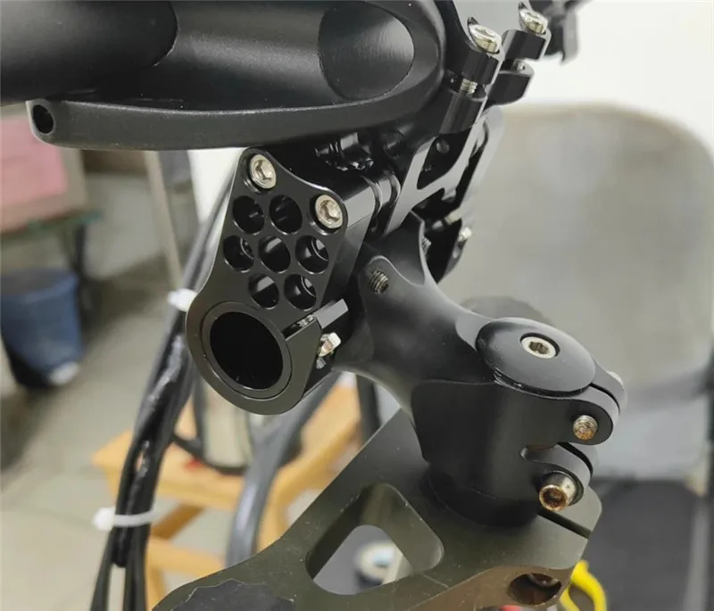 Litepro For Brompton Folding Bike Variable angle Stem For dahon Folding Bike Adjustable Stem 25.4mm Change 31.8mm Handlebar