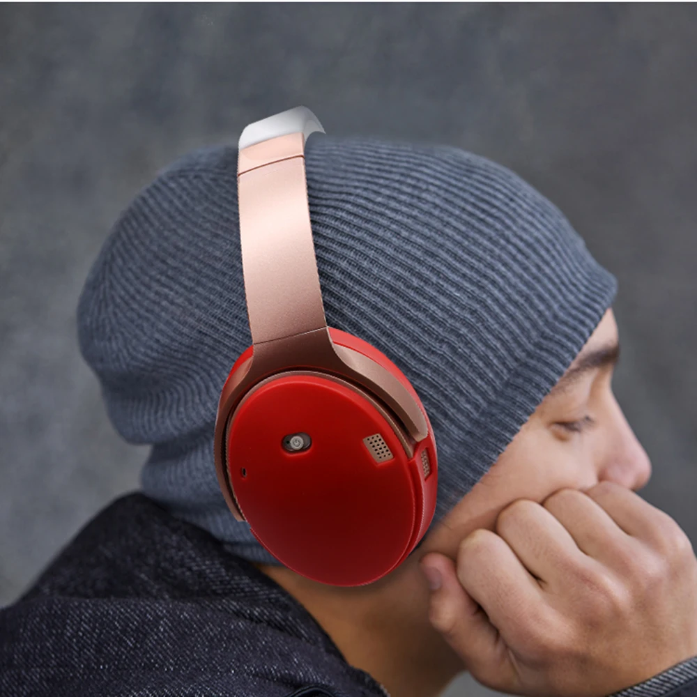 Bose QuietComfort หูฟัง45 QC45, ปกป้องตัวเครื่องซิลิโคนป้องกันเหงื่อสามารถซักได้