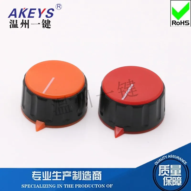 KN-28-16-Y-T-6 Potentiometer Bakelite Shell Color Turncap Welding Adjustment Hat Inner Diameter 6mm