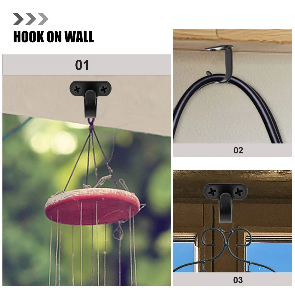

14 Pcs Stainless Steel Hook Ceiling Hooks for Decorations Hanging Heavy Duty Plants