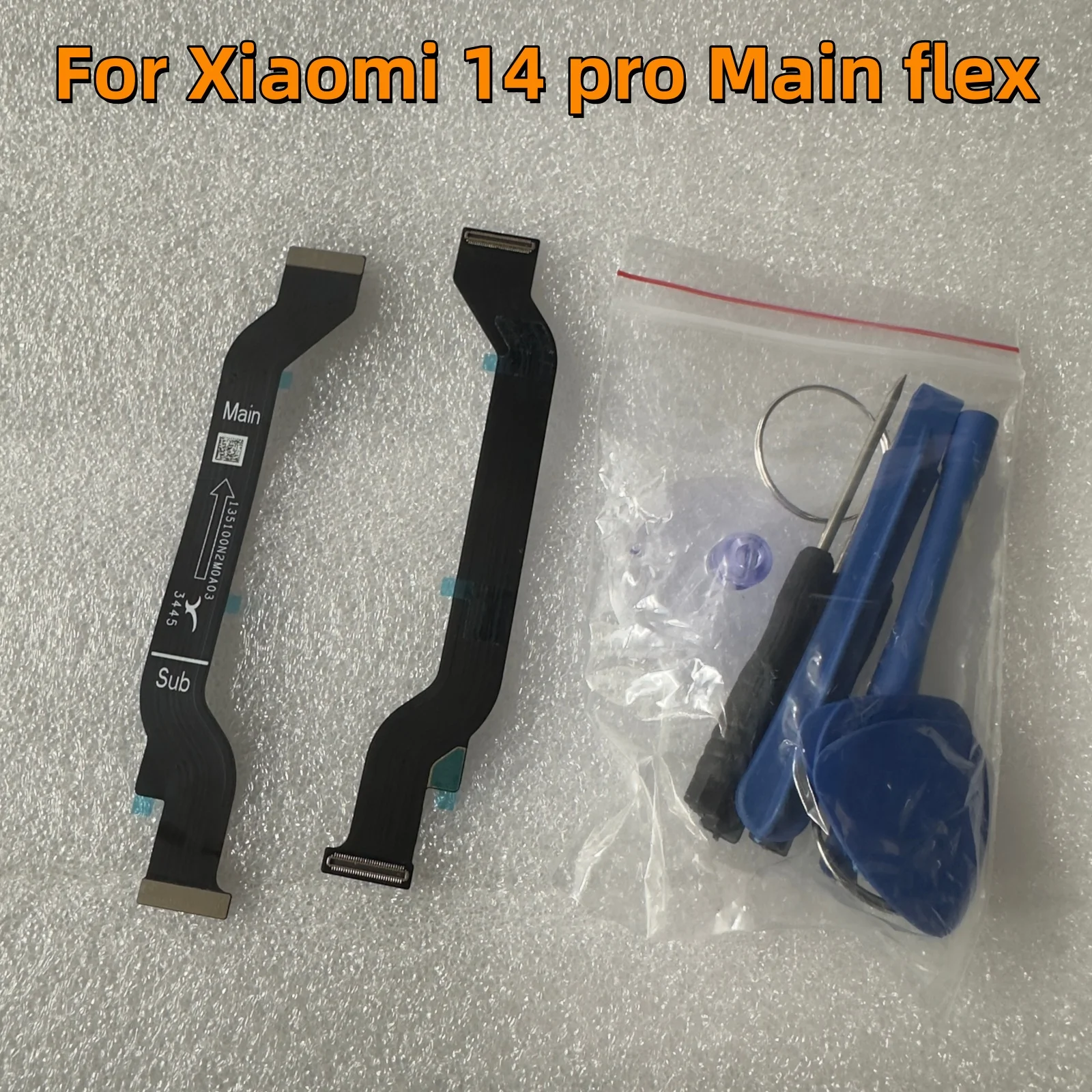 LCD Main Board Motherboard Flex Cable For Xiaomi 14 Pro LCD Mainboard Connector Flex Ribbon With Tools Replacement