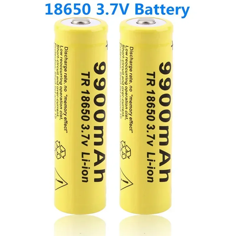 1-20pcs/Lot 18650 battery 3.7V 9900mAh rechargeable liion battery for Led flashlight Torch batery litio battery