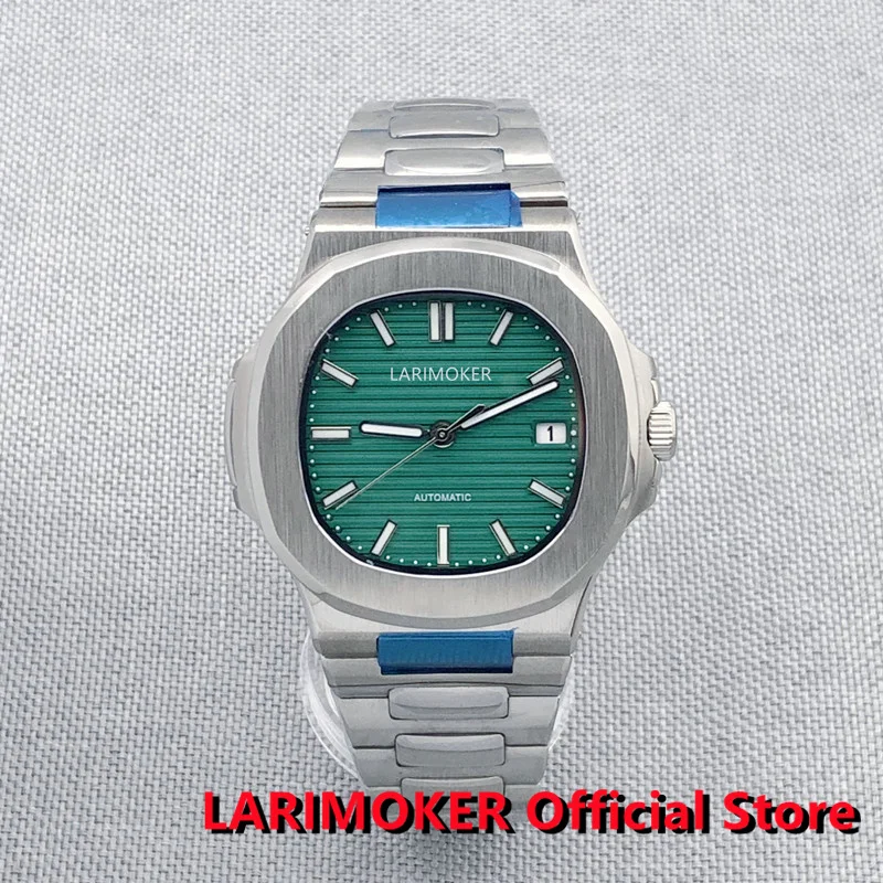 

Luxury Square LARIMOKER 40mm NH35 MIYOTA8215 Mingzhu 2813 PT5000 Automatic Mens Watch Sapphire Glass Stainless steel Bracelet