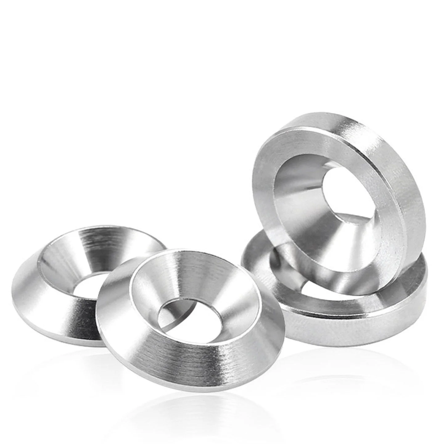 Beicai M3M4M5M6M8M10 Countersunk Flat Washer Solid Conical SUS304 Stainless Steel Concave And Convex Tapered Conical Washers