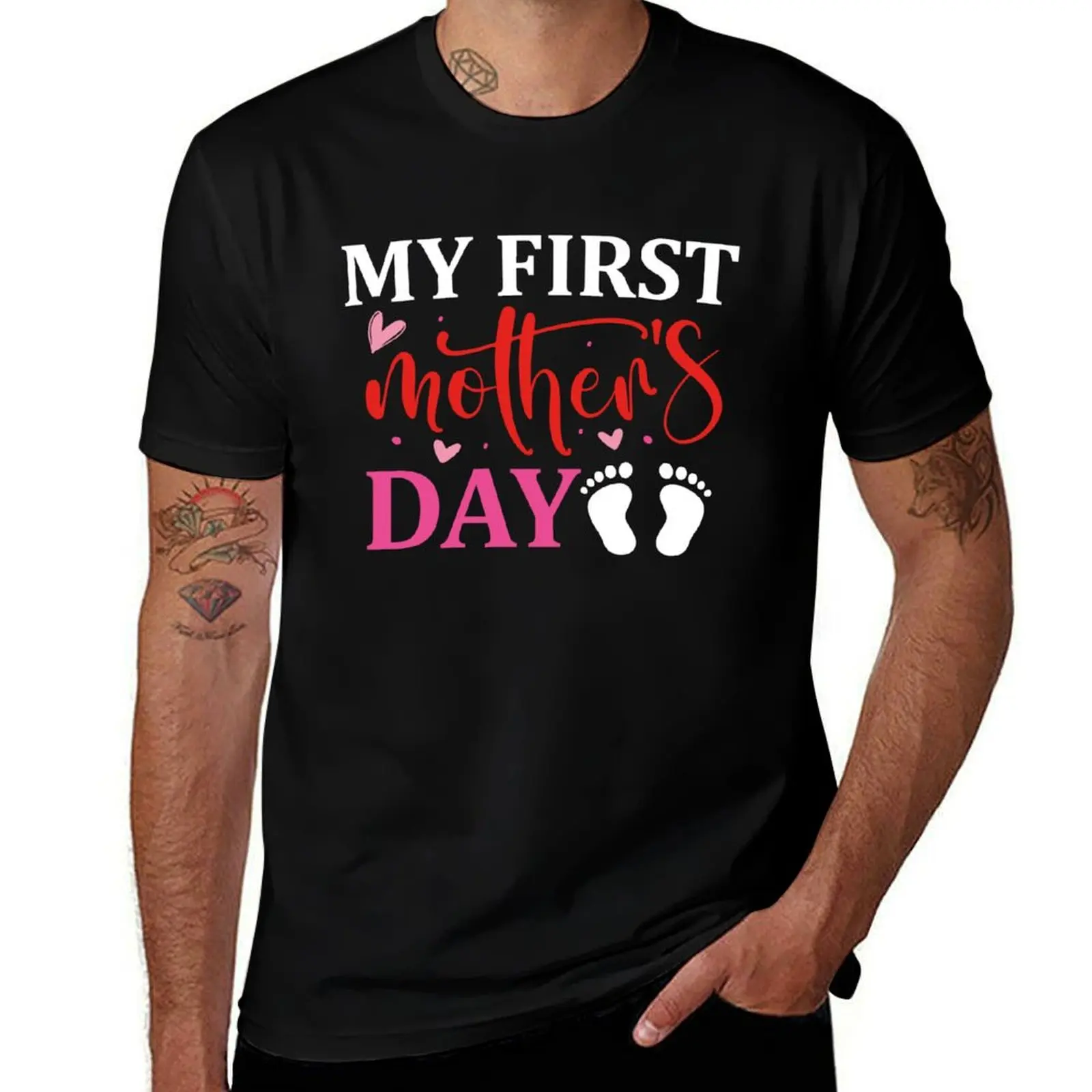

My First Mother's Day T-Shirt printed t shirts for man t shirt for man 100 percent cotton g man t shirts for men T-Shirt