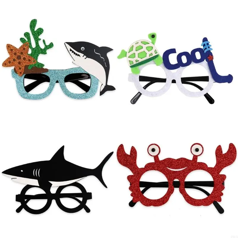 

68UA Ocean Sea Animal Glasses Frame Funny Decorative Eyeglass Photo Booth Props