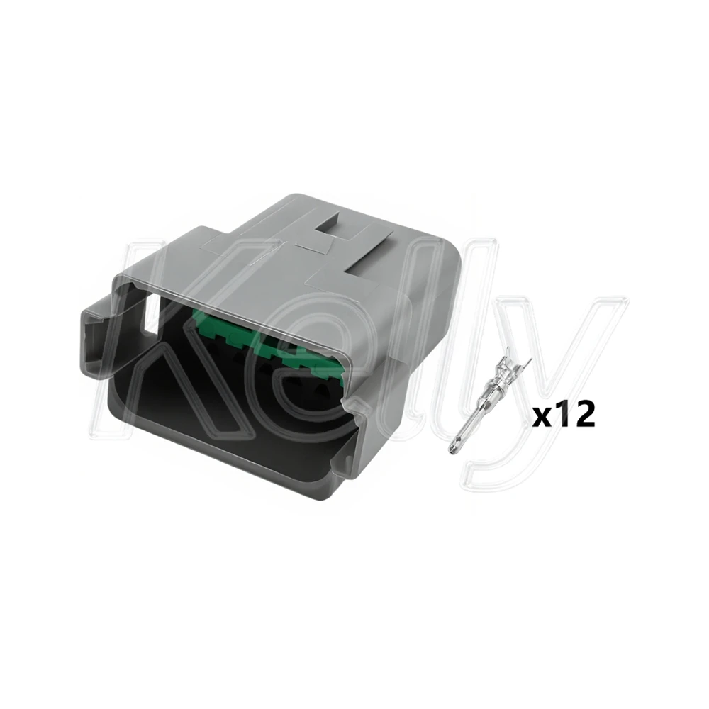 12-poliger wasserdichter Kfz-Steckverbinder, männlich/weiblich, für Kfz-Elektrokabel, Kabelbaum, Anschlussstecker DT04-12P DT06-12S – Detail 5