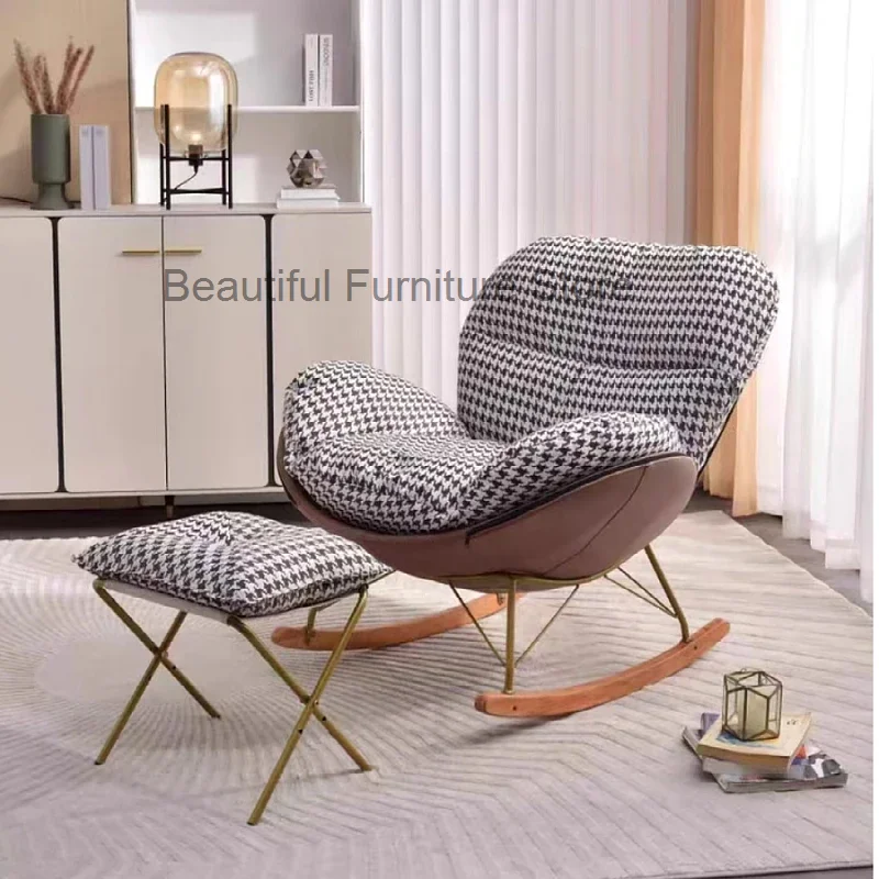 

Light and Decoration Nordic Chairs Rocking Outdoor Deckchair Office Minimalist White Luxury Chaise Jardin Living Room Furniture