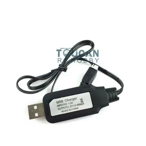 USB Cable Spare Parts For HENG LONG Charger Liion Battery RC Tank Electronic Balanced Head Toucan Controlled Toys Model  TH16652