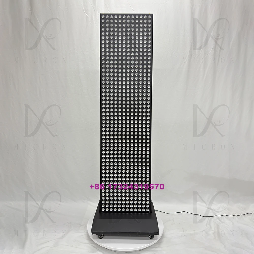 

Low EMF Dual-Chip Full Body Red Light Therapy Device 3000W No Flicker 850nm Near Infrared & 660nm Red LED Panel Lamp