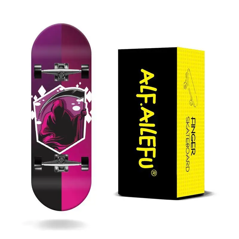 Mini Skateboard da dito Giocattolo professionale a doppio calcio per ragazzi Principianti Regalo alla moda Ornamento Tastiere da dito