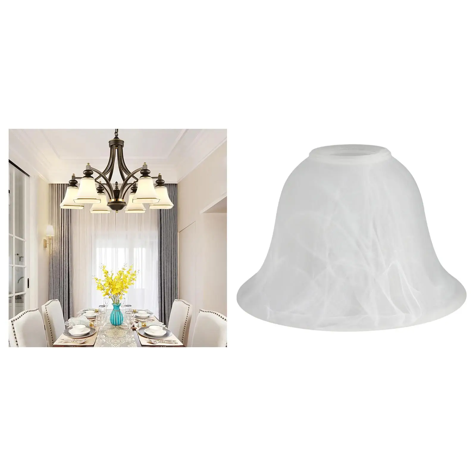 Fashion Glass Lamp Shade, Light Cover Desk Lamp Creative Ceiling Light Shade