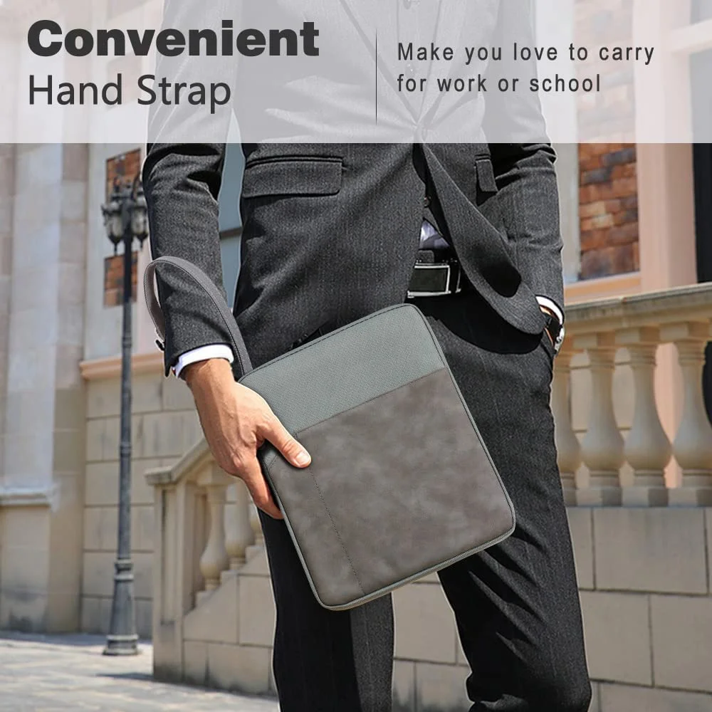 For Samsung Galaxy Tab S9 FE+ S9 FE S9 Plus S9 S8 Plus S7 FE Tab A8 10.5 A7 10.4 A7 Lite Tablet Briefcase Bag With Hand Strap