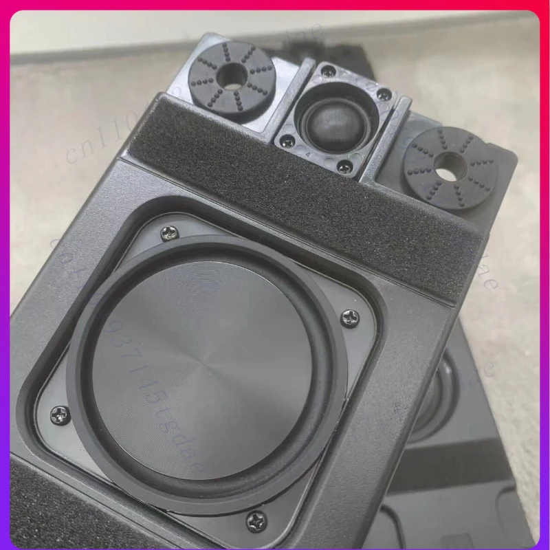 For HIFI passive speakers, high-end three-way frequency dual bass diaphragm passive speakers, steamed bread speakers