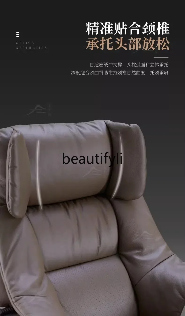 جلد طبيعي تدليك كهربائي بوس كرسي ذكي تنفس التهوية كرسي الكمبيوتر المكتبي K4050