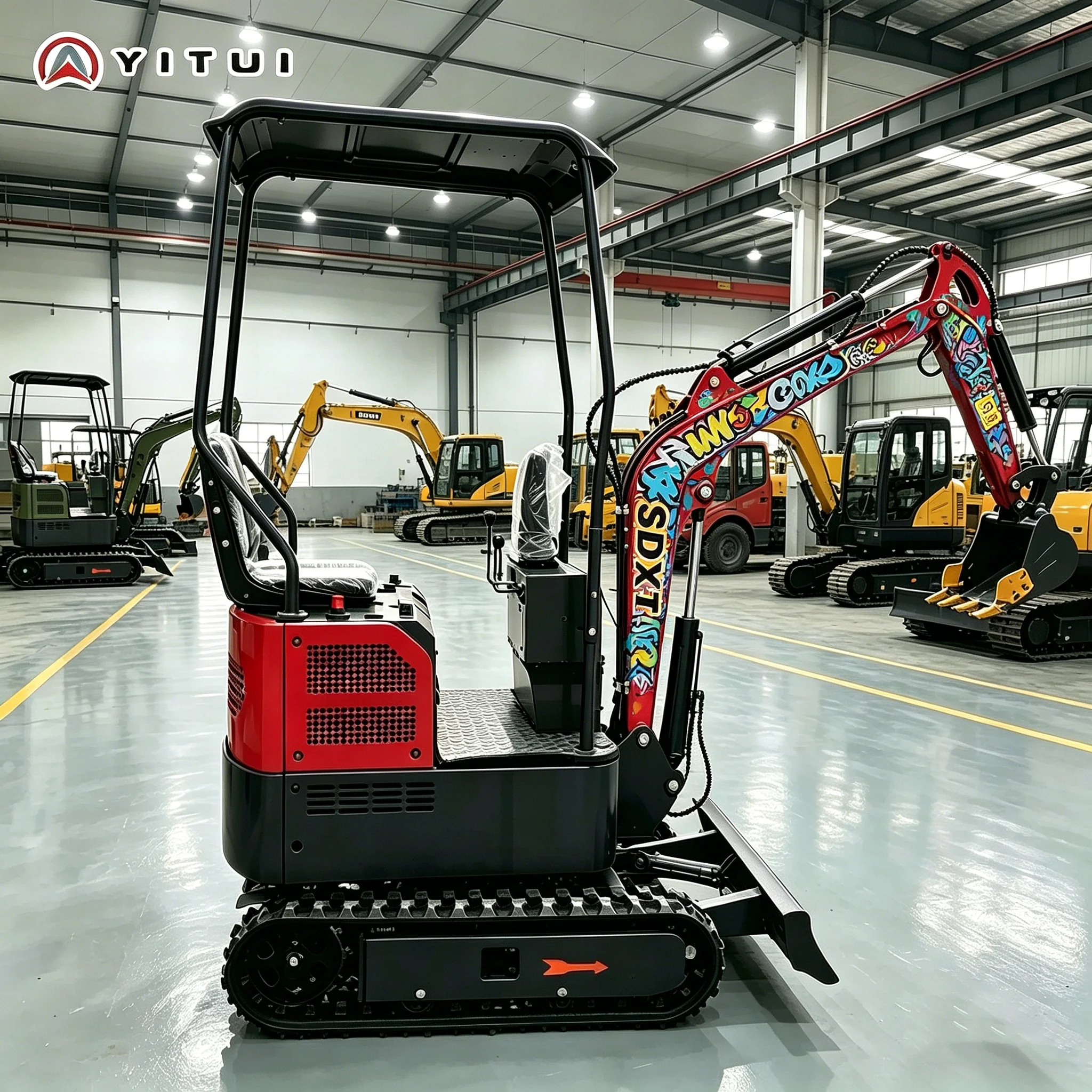 Customized 1.2 Multifunctional Mini Excavator Manufacturer Easy Maintenance Home Excavator Customized Demolition Fast Delivery