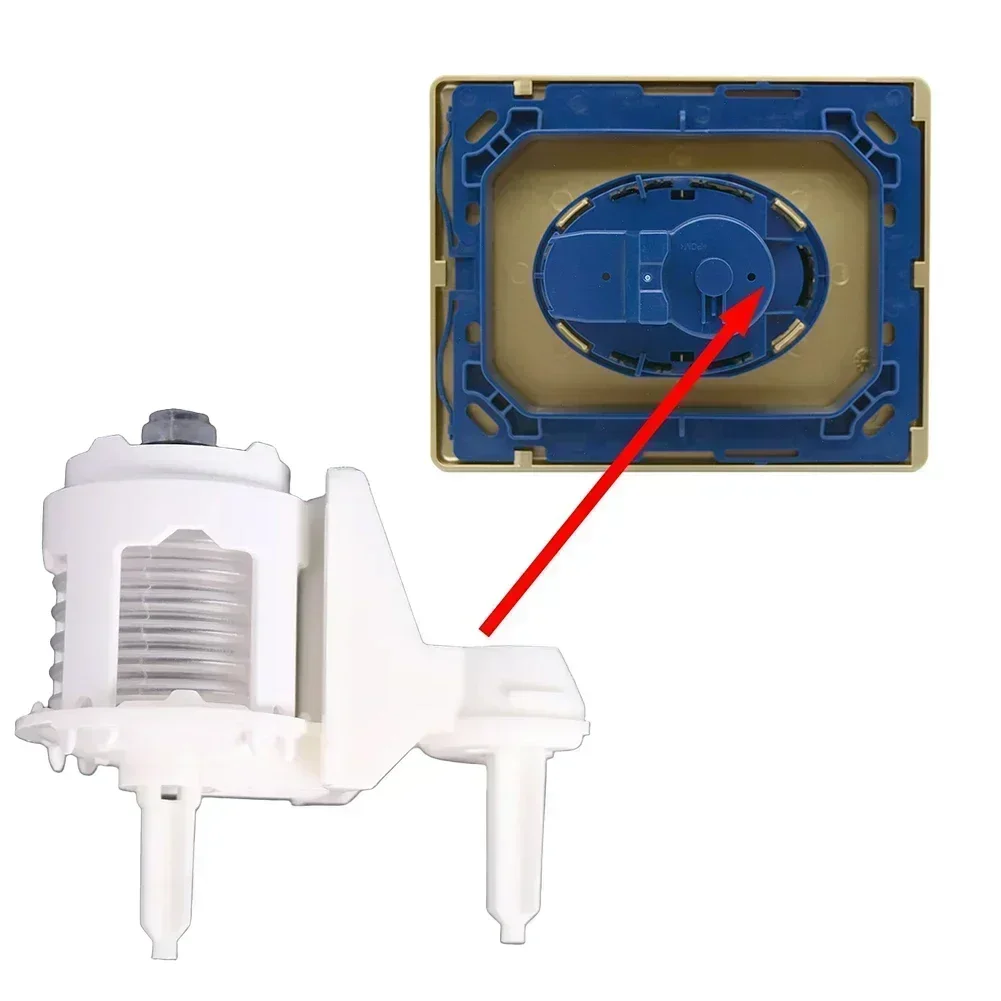 For Hidden Water Tank Dual Flush Pneumatic Button Switch For Conceal Tanks 1PC Plastic Water Tank Panel Switch Flush Panel