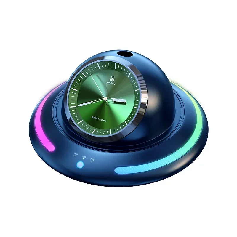 

Car Perfume Diffuser Car Smell Air Freshener Intelligent Ambient Lighting Clock