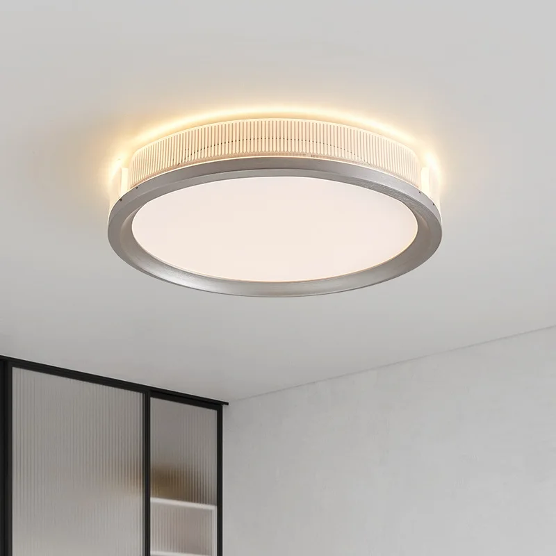 

SANDYHA Eye Protection LED Ceiling Light Modern Minimalist Circular Acrylic Lampshade Design for Bedroom and Home Decoration