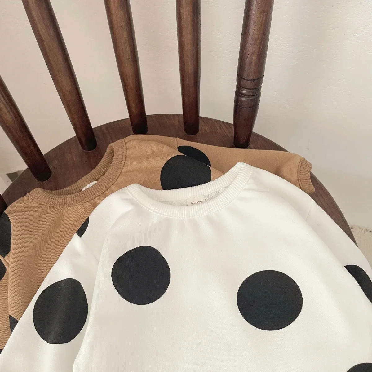 Ins Baby Girl Clothing Autumn Infant Baby Jumpsuit Polka Dot Long Sleeve Cotton Bubble Romper Toddler Infant Outfit Bodysuits view 6