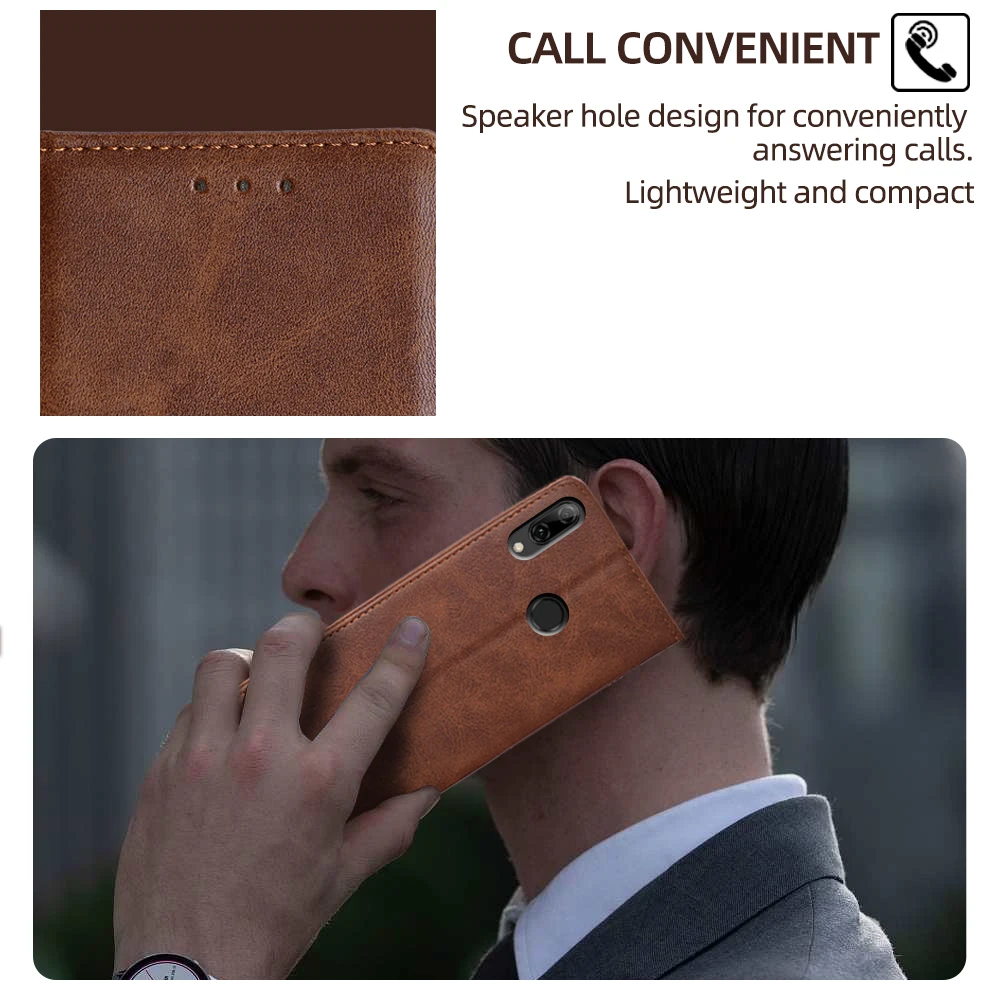Gefenis For Huawei P30 Wallet Case Luxury Leather Phone Case For Huawei P60 P50 P40 P30 Pro Plus P50E P40 Lite E Magnetic Flip C