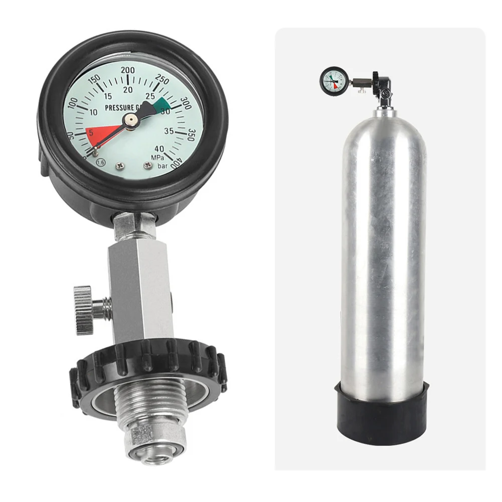 Diving Equipment Safety Monitoring Approx. 142*61*38mm Scuba Diving Pressure Gauge DIN Port Pressure Gauge for g5 8 Thread Size