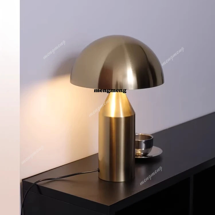 

Italian mushroom table lamp Nordic living room bedroom study Bauhaus designer bed lamp