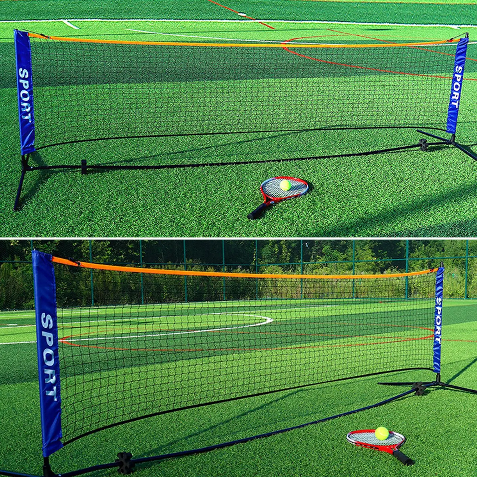 バドミントンネット高さ調節可能キッズバレーボールネットメッシ - Kids Outdoor Volleyball Net のレビューと価格