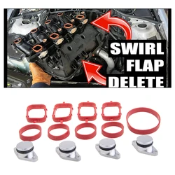 4*22mm / 4* 33mm Swirl Blanks Flaps Repair Delete Kit for BMW E87 E46 E90/91/92 E39 E60/61 E38 E65 E83 E53 E70 M47 M57 ect.