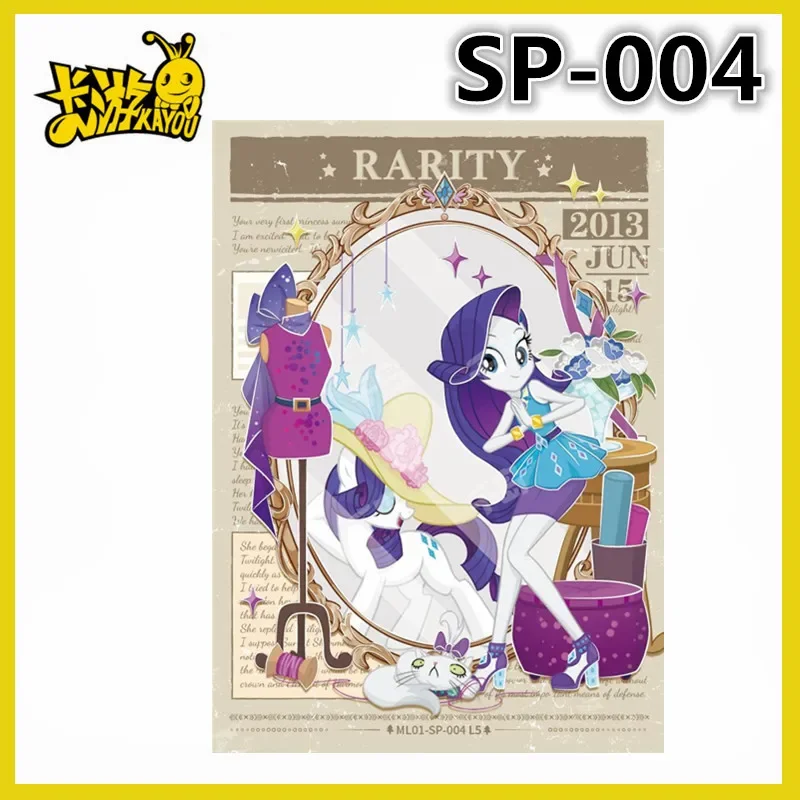 KAYOU Echte My Little Pony Card Vriendschap Sonic Boom Kaarten Magic Power Book Vol.01 Anime Collectible Speelgoed Geschenken