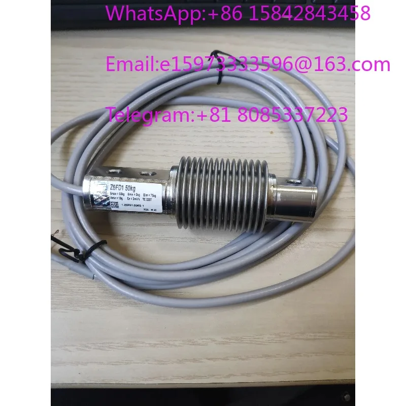 1 piece suitable for German HBM Z6FD1-50 stainless steel welded corrugated tube weighing sensor Z6FC3-50-100-200-3
