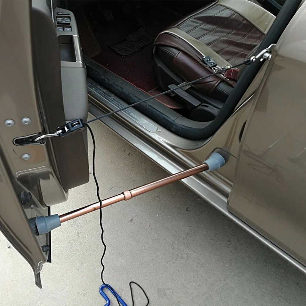 Aluminum Alloy Hood Prop With Nylon Rope Kit Car Paintless Dent Repair Tools Engine Cover Repair Kit