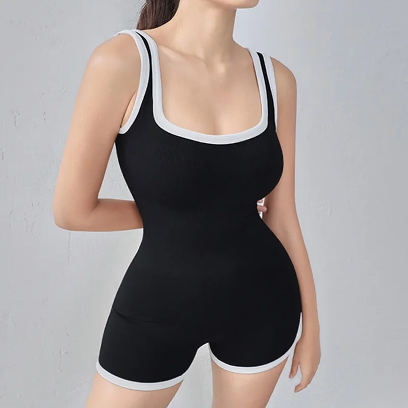 Cloud Hide SEXY Girls Sports Jumpsuit Workout Women One Piece Outfit Bodysuit Gym Running Rompers Overalls Fitness Yoga Suit