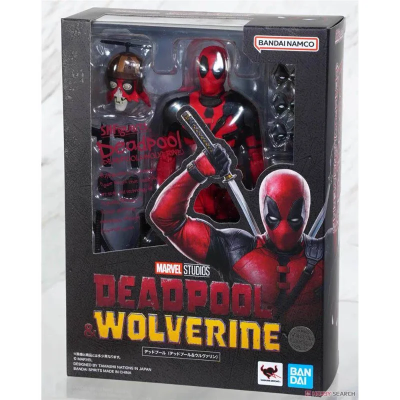 

In Stock Japan Version Bandai SHF Marvel Deadpool and Wolverine Little Rascal Wolverine Finished Action Figure Collectible