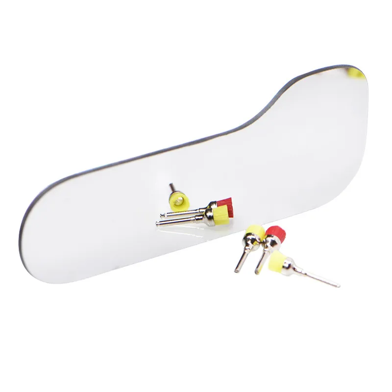 Orthodontic Cosmetic Dentistry Mirror Rhodium Coated Glass Anti Fog Scratch Resistant Dual Side Reflection for Intraoral Imaging