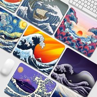 Japan Great Waves INS Tide Small Office Student Gaming Thickened Large Writing Pad Non-slip Cushion Mouse Pad for PC Desk Pad