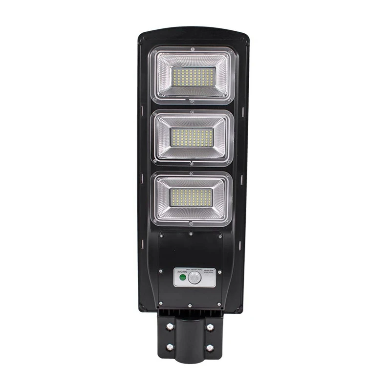 90W LED Solar Street Light PIR Motion Sensor Wall Timing Light + Remote Control