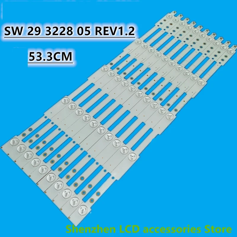 FOR Samsung 29inch  aluminum  SW 29 3228 05 REV1.2 121019  3V  5LED  533mm LED backlight strip 100%NEW   JS-LB-D-JP3935-051DBAD 