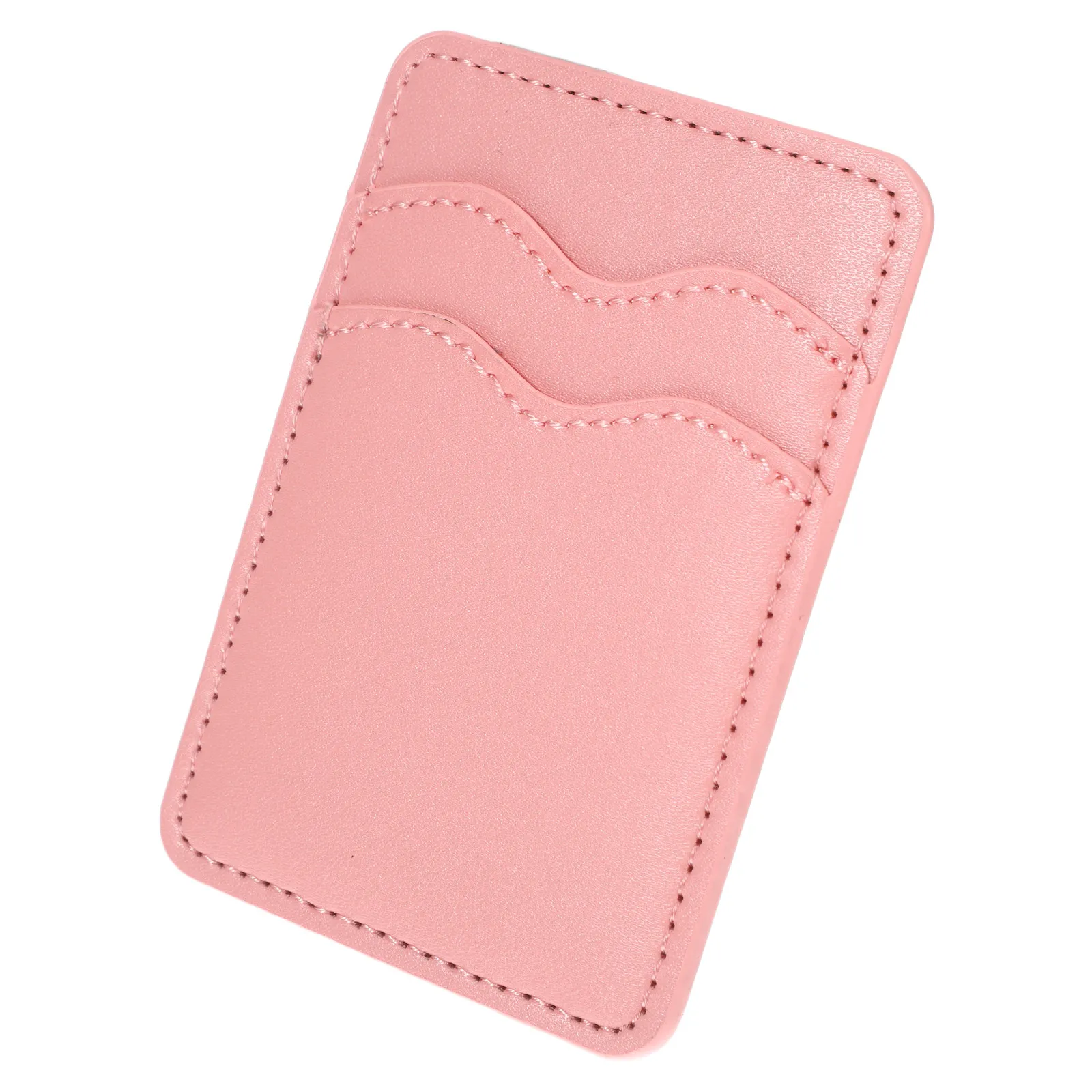 

Phone Card Holder Fake Slim Adhesive Stick on Back Wallet Dual Slot Credit Card Holder Phone Case Pocket