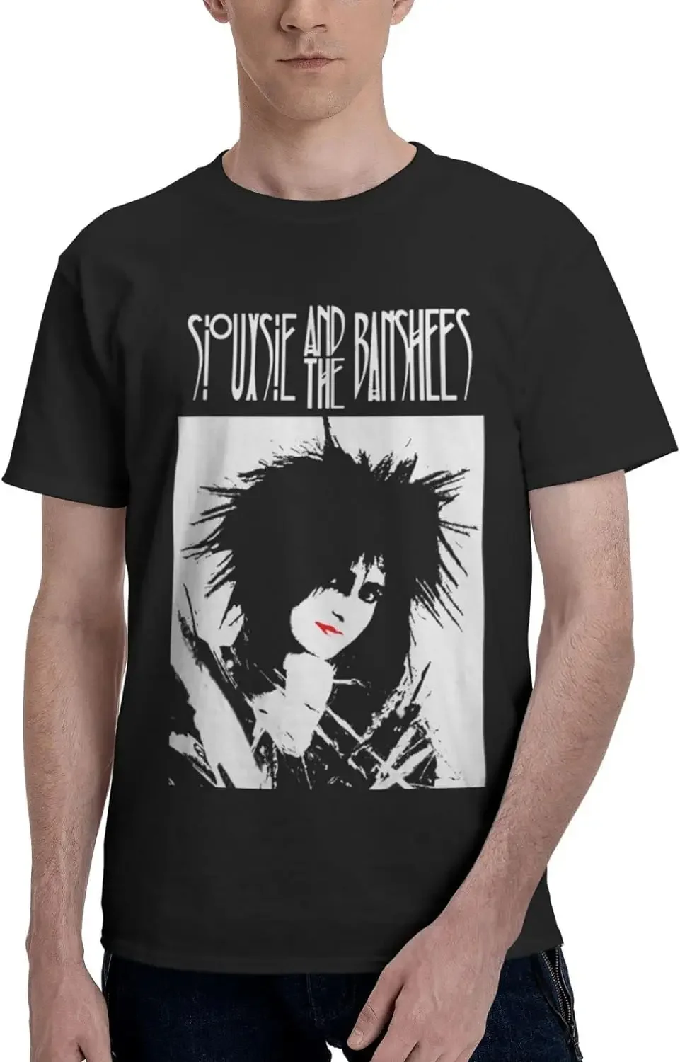 Siouxsie and The Banshees T Shirt Men's Summer O-Neck Tops Casual Short Sleeve Clothes